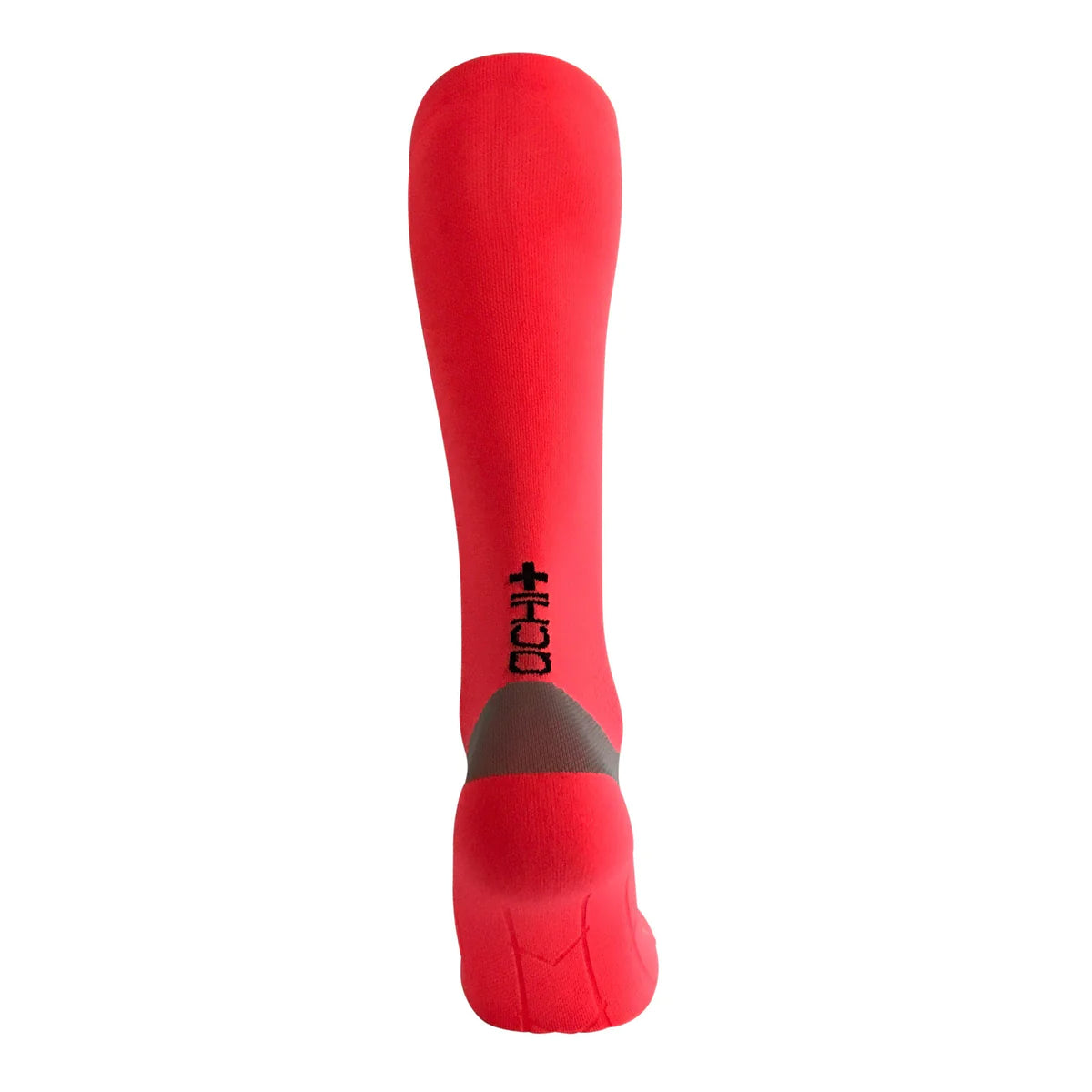 Lunatik Vibe Tech compression sock in pink on white background (back view).
