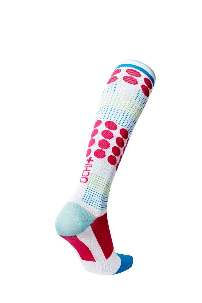 Lunatik Hot Rockin Dots Compression Socks (20-30mmHg) *RETIRING SOON*