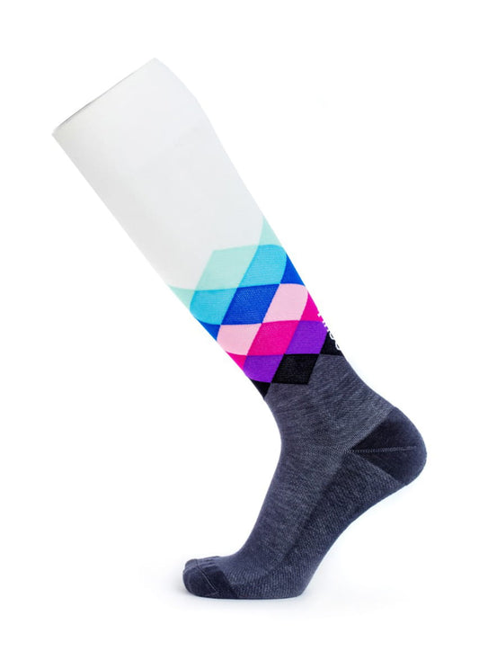 Lunatik Pastel Pixel Compression Socks (20-30mmHg)