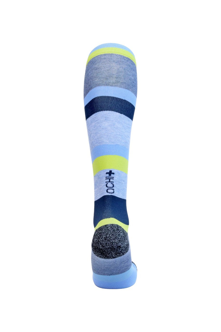 Lunatik Striped Denim Stack Compression Socks (20-30mmHg)