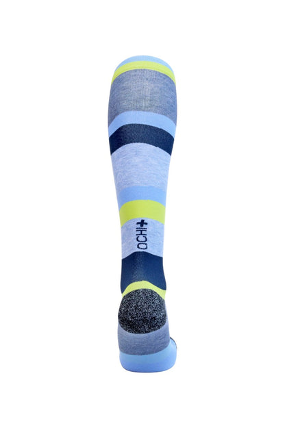 Lunatik Striped Denim Stack Compression Socks (20-30mmHg)