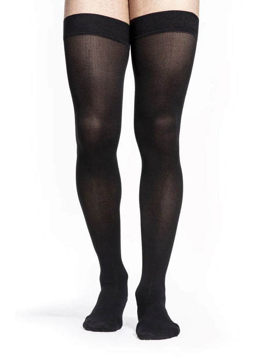 Sigvaris Microfiber - Thigh High Compression Socks 20-30mmHg (Men)