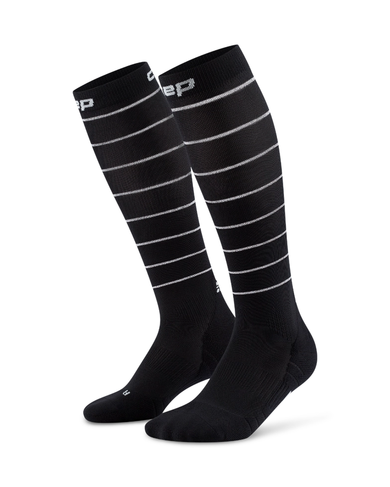 CEP Pro Run Reflective Compression Socks 20-30mmHg - Tall
