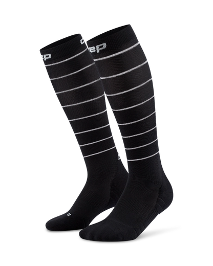 CEP Pro Run Reflective Compression Socks 20-30mmHg - Tall
