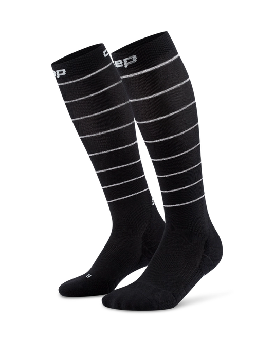 CEP Pro Run Reflective Compression Socks 20-30mmHg - Tall