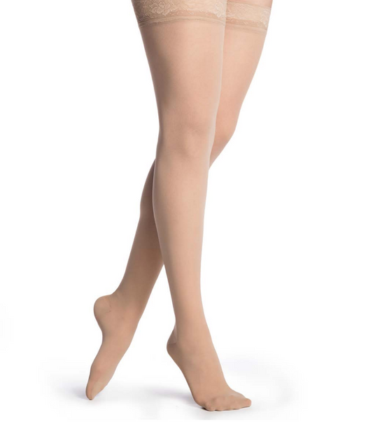 Sigvaris Medium Sheer - Thigh High Compression Socks 20-30 mmHg (Women)