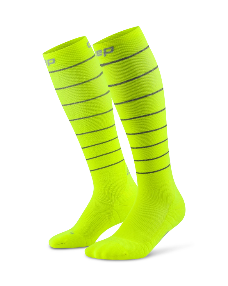CEP Pro Run Reflective Compression Socks 20-30mmHg - Tall