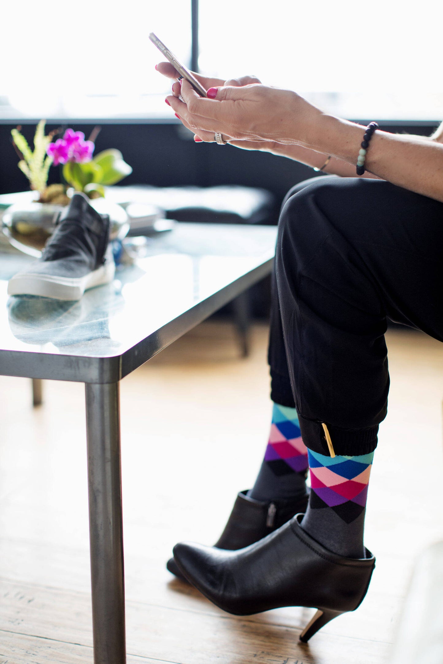 Lunatik Pastel Pixel Compression Socks (20-30mmHg)
