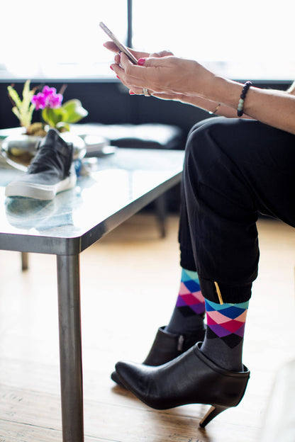 Lunatik Pastel Pixel Compression Socks (20-30mmHg)