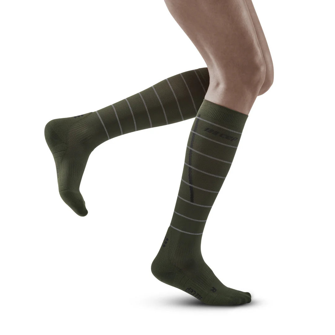 CEP Reflective 20-30mmHg Compression Socks - Tall
