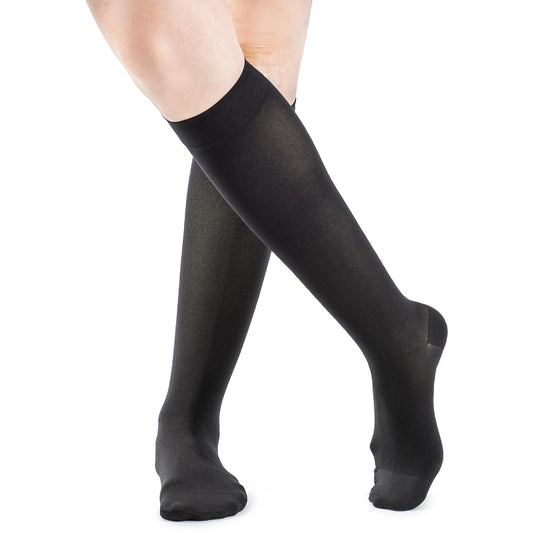 Sigvaris Soft Opaque - Knee High Compression Socks 20-30 mmHg (Women)