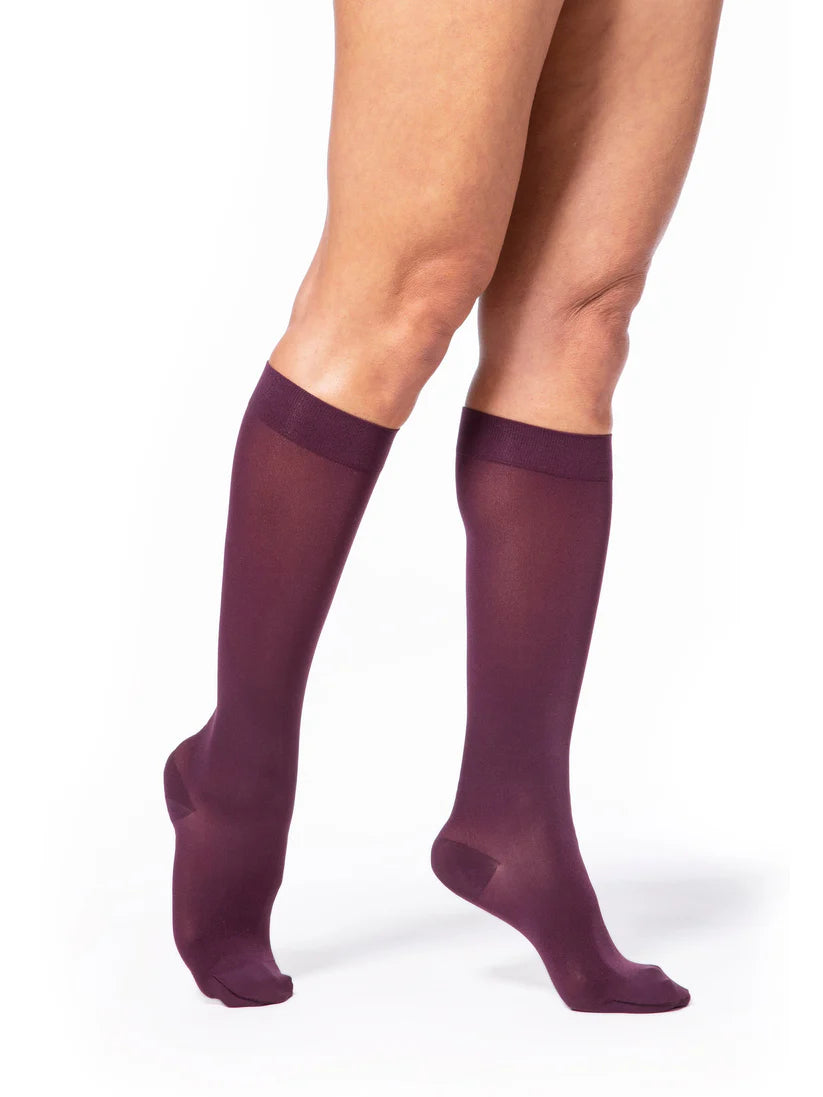 Sigvaris Soft Opaque - Knee High Compression Socks 20-30mmHg (Women)