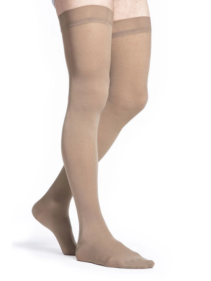 Sigvaris Microfiber - Thigh High Compression Socks 20-30mmHg (Men)