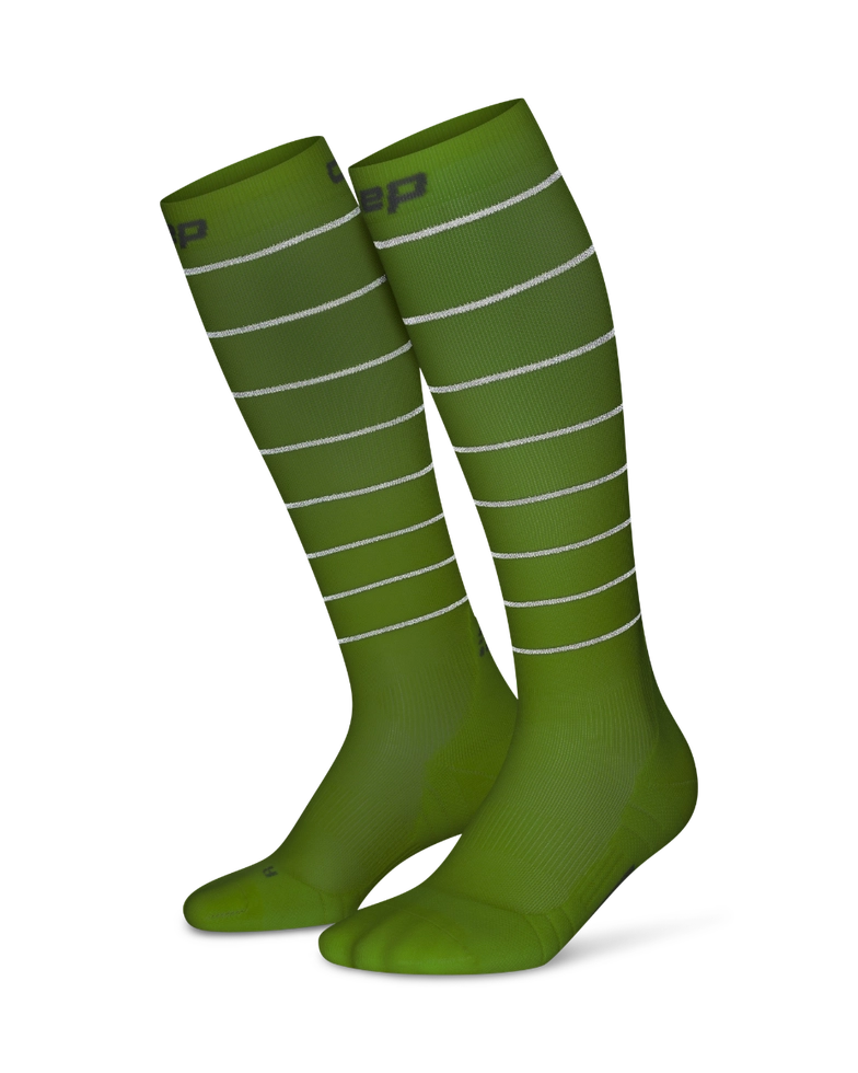CEP Pro Run Reflective Compression Socks 20-30mmHg - Tall