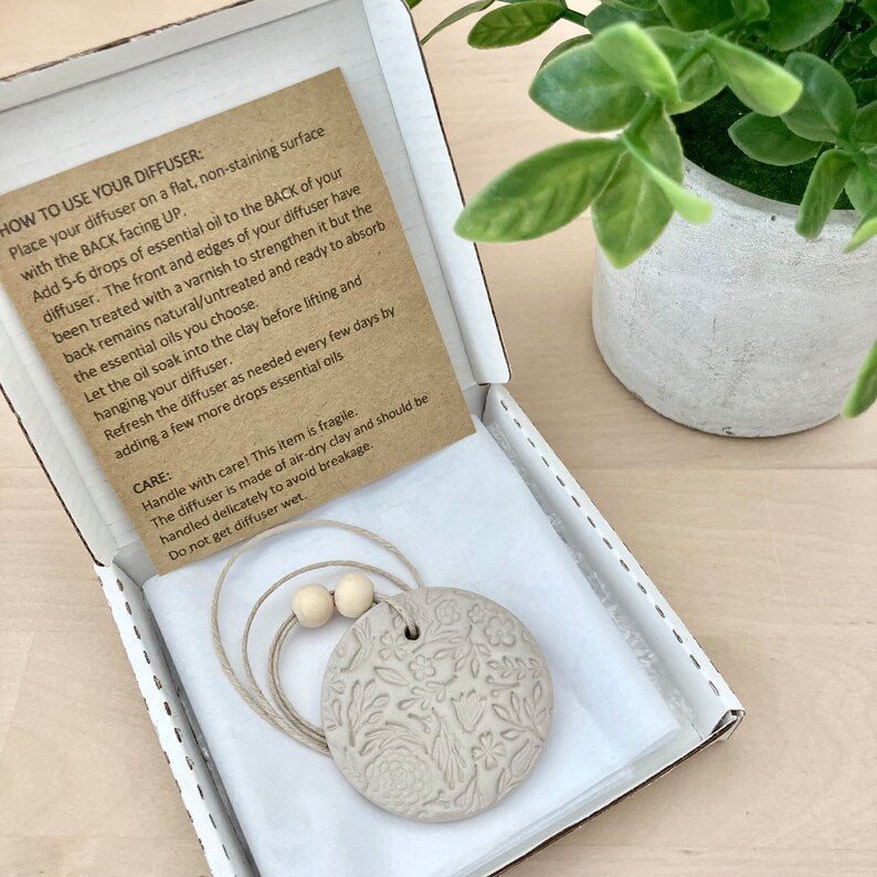 Clay Essential Oil Passive Diffuser