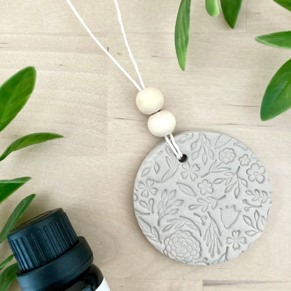 Essential Oil Diffuser Pendants with Sculpey Souffle Clay - CATHIE