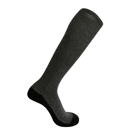 Lunatik Salt and Peppa compression sock on white background.
